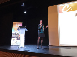 Caroline Couret en la primera Jornada sobre Turismo Creativo en Ibiza.