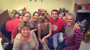 Los colaboradores de la asociacion SOS Refugiados Ibiza. 