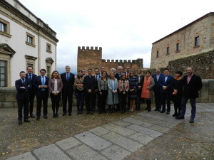 la Asamblea General de Alcaldes del Grupo de Ciudades Patrimonio de la Humanidad de España, reunida en Cáceres.