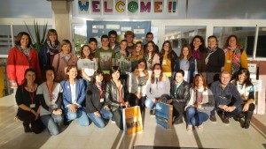 El grup d'alumnes del programa Erasmus +.