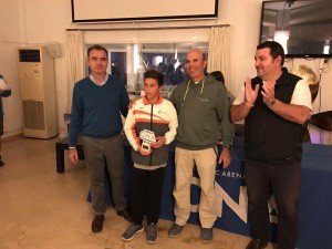 Vicent Ribas recoge su premio en s'Arenal