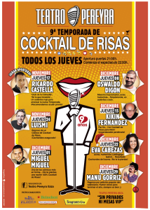 Cartel de las primeras actuaciones de la novena edición de Cocktail de Risas.