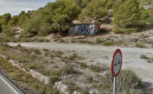 Captura de Google Maps del habitáculo de Ses Salines.