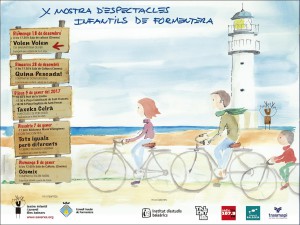 Cartell de la  X Mostra d'Espectacles Infantils.