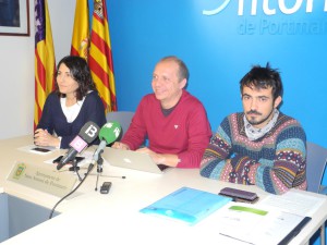 Aída Alcaráz, Juanjo Ferrer y Pablo Valdés, durante la rueda de prensa de hoy.